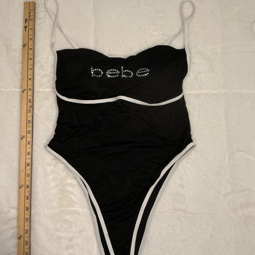 Bebe Black One-Piece Swimsuit - Picture 2 of 7